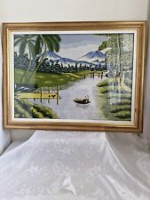 Tableau broderie chinoise d'occasion  Cusset