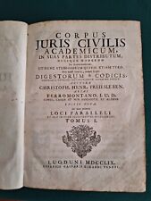Corpus juris civilis usato  Roma