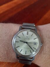 OMEGA Omega Geneva AT 166.0163 1977 Vintage Męska data Działająca Rzadka!! Podpis! na sprzedaż  PL