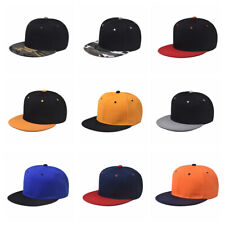 Usado, Boné de beisebol Snapback chapéu plano caminhoneiro liso liso branco masculino hip hop boné exército comprar usado  Enviando para Brazil