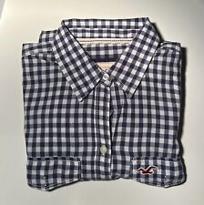 Hollister camicia blu usato  Cernusco sul Naviglio