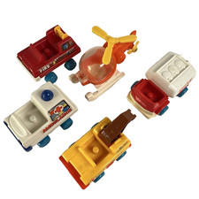 Lote de Veículos Antigo Lil Playmate - Helicóptero Ambulância Destruidor Caminhão de Bombeiros Caminhão a Gás, usado comprar usado Lote de Veículos Antigo Lil Playmate - Helicóptero Ambulância Destruidor Caminhão de Bombeiros Caminhão a Gás, usado comprar usado  Enviando para Brazil