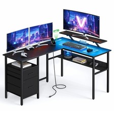 Shaped desk power for sale  Brentwood