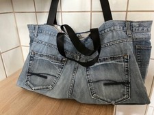 Jeanstasche einkaufstasche xxl gebraucht kaufen  Neulußheim