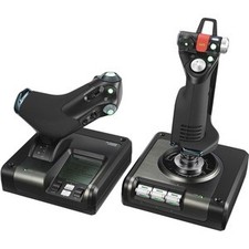 Saitek X52 Professional H.O.T.A.S. Cont de simulação de acelerador e vara de metal parcial comprar usado  Enviando para Brazil