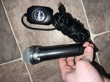 Guitar Hero Logitech Rock Band microfone USB A-0234A com fio para Wii U PS2 PS3 XBOX 360, usado comprar usado  Enviando para Brazil