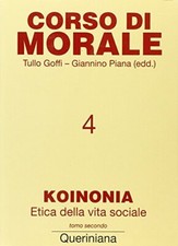 Corso morale. koinonia. usato  Fonte Nuova