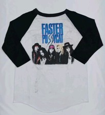 Camisa Raglan Faster Pussycat tamanho XLarge quando Pu$$y vem para empurrar comprar usado  Enviando para Brazil