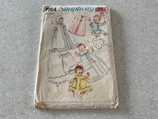 Vintage simplicity 7054 for sale  VENTNOR