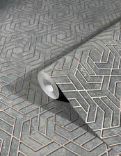 Tapete Vlies 3D Labyrinth Metallic grau alt-rosa City Glam 32609 (4,77€/1qm), usado comprar usado  Enviando para Brazil