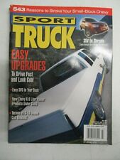 SPORT TRUCK MAGAZINE JULY 2001 TACOMA VS S-10 DOUBLE CAB SMALL BLOK CHEVY 543 comprar usado  Enviando para Brazil