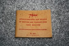 Motor specification prices for sale  STAFFORD