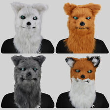 Máscara de Halloween plástico fofo máscara de lobo fantasia festa de carnaval adereço cosplay comprar usado  Enviando para Brazil