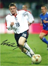 Wayne rooney autograph for sale  HIGH WYCOMBE