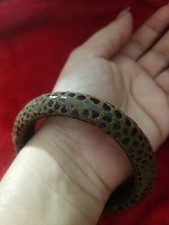 Pulseira marrom com estampa de animais tecido camurça  comprar usado  Enviando para Brazil