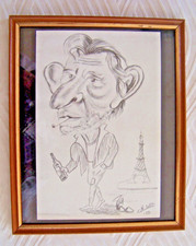 Caricature serge gainsbourg d'occasion  Poix-du-Nord