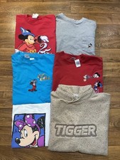 LOTE 5 Camisas Vintage 1 Jaqueta Anos 80 Anos 90 Y2K Pacote Atacado Disney Mickey Minnie comprar usado  Enviando para Brazil