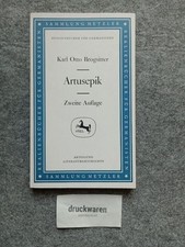 Artusepik sammlung metzler gebraucht kaufen  Salzwedel