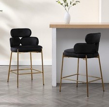 Velvet dining chairs for sale  BIRMINGHAM