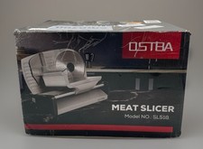 Fatiador de Carne 200W Elétrico Deli Fatiador de Alimentos com 2 Removíveis 7,5" Caixa Aberta Testada comprar usado  Enviando para Brazil