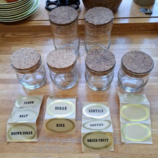Glass storage jars for sale  STRATFORD-UPON-AVON
