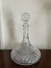 Cut glass decanter for sale  HALIFAX