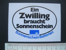 Zwilling braucht sonnenschein gebraucht kaufen  Müllrose