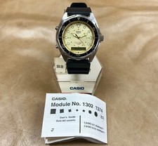 Vintage 44mm Aço Inoxidável CASIO AMW 320D Beta Arnie com Suporte e Papéis, usado comprar usado  Enviando para Brazil