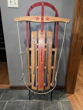 Vintage wood sled for sale  Demotte