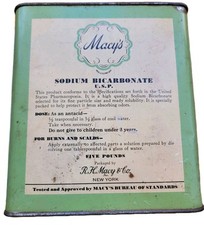 Vintage macy tin for sale  New York