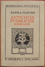 Antichita pubbliche romane. usato  Pistoia
