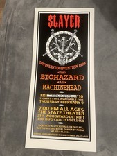 Vintage slayer poster for sale  Clinton Township