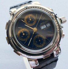 Jaguar clássico carro de corrida acessório esporte feito na Suíça relógio cronógrafo automático comprar usado  Enviando para Brazil