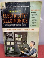 BASIC ELECTRICITY ELECTRONICS - SAMS - BOOK - METERS, TUBES, TRANSISTORS, TV comprar usado  Enviando para Brazil