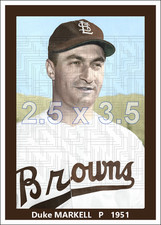 Duke Markell - 1951 St. Louis Browns - escolha um tamanho - impressão colorida comprar usado Duke Markell - 1951 St. Louis Browns - escolha um tamanho - impressão colorida comprar usado  Enviando para Brazil