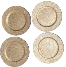 Gold plastic chargers for sale  Louisville