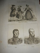 1836 costumi incisione usato  Roma