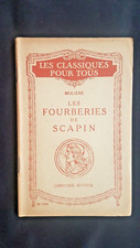 Fourberies scapin classiques d'occasion  Besançon