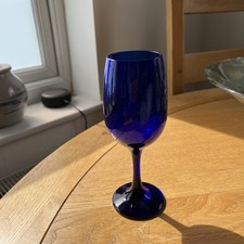 blue drinking glasses for sale  ANDOVER