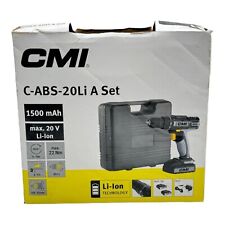 Cmi akkubohrschrauber set gebraucht kaufen  Bönningstedt