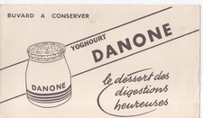 buvard Yoghourt DANONE le dessert des digestions heureuses comprar usado  Enviando para Brazil