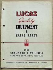 Lucas standard triumph for sale  LEICESTER