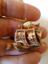 Vintage damascene brooch for sale  Grovertown