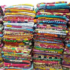 Usado, Colcha Kantha vintage indiana feita à mão cobertor colcha de algodão colchas comprar usado  Enviando para Brazil