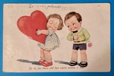 Cartolina illustrata bimbi usato  Italia