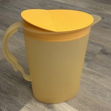 Jarro de chá vintage Tupperware Impressions 2L laranja tampa fina balancim 2 qt, usado comprar usado  Enviando para Brazil