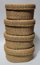 Woven grass basket for sale  Savoy