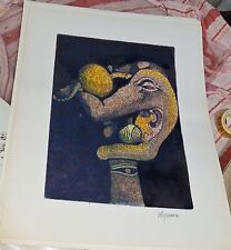 Mario persico litografie usato  Napoli