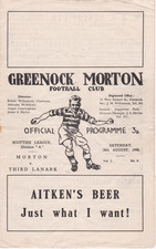 Scottish football programme for sale  WAKEFIELD