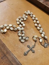 Antico rosario madreperla usato  Catania